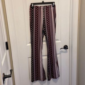Small Shein Bohemian Flare Pants